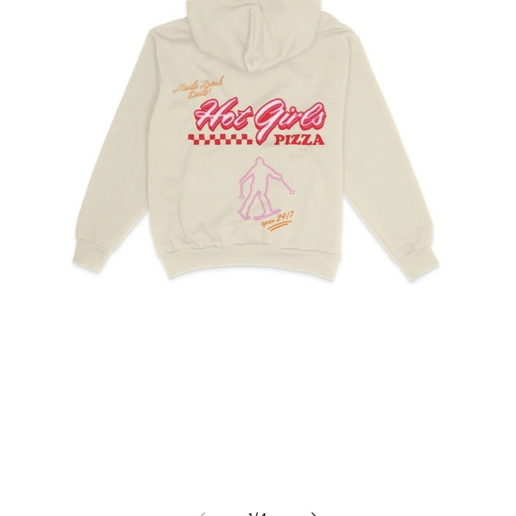 Hot Girls Pizza Graphic Sweatshirt - Picture 3 of 5
